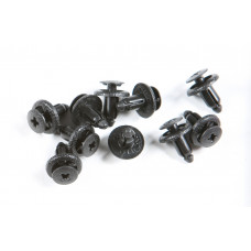 PLASTIC PUSH RIVET FENDER CLIPS 10/PK