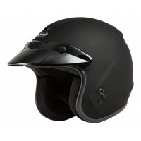 YOUTH OF-2Y OPEN-FACE HELMET MATTE BLACK YL