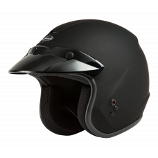 YOUTH OF-2Y OPEN-FACE HELMET MATTE BLACK YL
