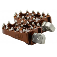 MOTO STYLE FOOTPEG SET BRONZE 2