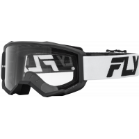 FOCUS GOGGLE WHITE/BLACK W/ CLEAR LENS