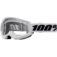 STRATA 2 GOGGLE WHITE CLEAR LENS