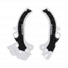 FRAME GUARDS- X-GRIP WHITE/BLACK