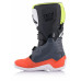 TECH 7S BOOTS DARK GREY/ RED FLUO/YELLOW FLUO SZ 04