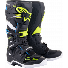 TECH 7 BOOTS BLK/ENAMEL BLU/FLUO YEL SZ 12