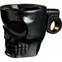 SKULL BAR MOUNT HOLDER BLACK