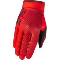 YOUTH F-16 GLOVES RED Y2XS
