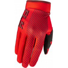 YOUTH F-16 GLOVES RED Y2XS