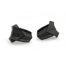 RUBBER END REPLACEMENT FRAME SLIDER R19 PAIR BLACK