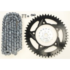 SPROCKET/CHAIN KIT STL/ALU 15/47T BLK RX3 520-112L BLK