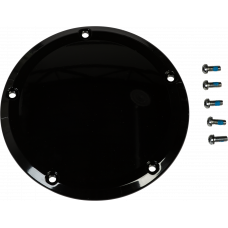 SMOOTH DERBY COVER GLOSS BLACK TOURING 16-UP