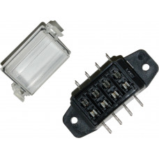 ATC 4-WAY FUSE BLOCK WATER TIGHT CLEAR COVER