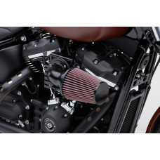 CONE AIR INTAKE SYSTEM BLACK/BLACK FLH/FLT 08-16