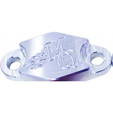 BRAKE BLOCK OFF PLATE (SILVER)