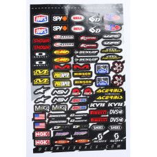 MX LOGOS 2 DECAL SHEET