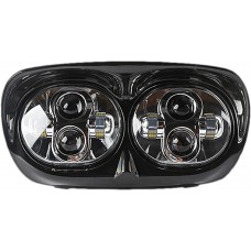 ROAD GLIDE LED HEADLIGHT `04-13 BLACK
