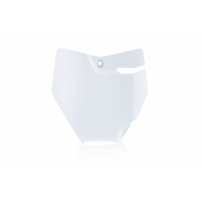 FRONT NUMBER PLATE WHITE