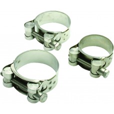 STAINLESS EXHAUST CLAMP 36MM-39MM