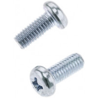 PAN HEAD PHILLIPS SCREW 5X0.8X12MM 10/PK