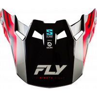 FORMULA S CARBON BYTE VISOR RED CARBON/RED/GREY MD/LG
