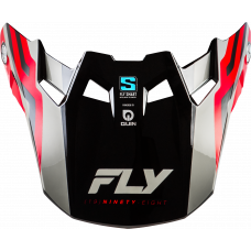 FORMULA S CARBON BYTE VISOR RED CARBON/RED/GREY MD/LG