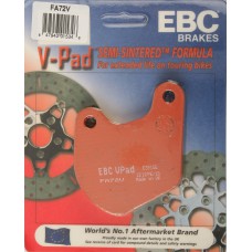 BRAKE PADS FA72V SEMI-SINTERED V SERIES