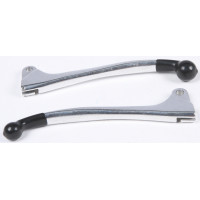LEVER SET SILVER W/ BLACK TIP
