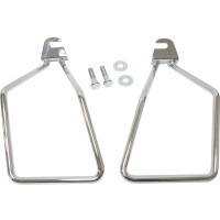SADDLEBAG SUPPORTS CHROME SINGLE BOLT SOFTAIL