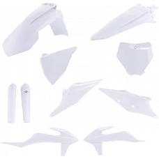 FULL PLASTIC KIT KTM WHITE