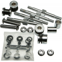 DOCKING HARDWARE KIT CHROME FLSTC/SC 05-07