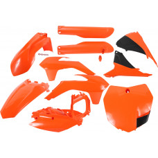 FULL PLASTIC KIT ORANGE/BLACK