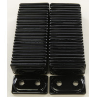 DOUBLE DIGGER SUPPORT PLATE BLACK 48/PK