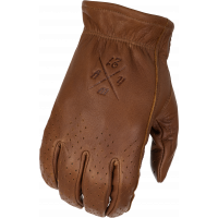 LOUIE PERFORATED GLOVES BROWN 2X