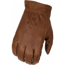 LOUIE PERFORATED GLOVES BROWN 2X
