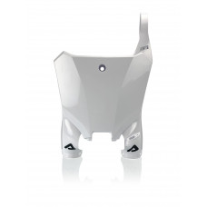 RAPTOR FRONT NUMBER PLATE WHITE HON