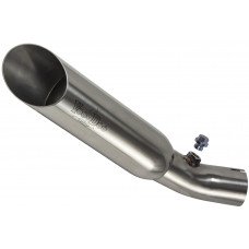 SINGLE SHORTY SLIP-ON EXHAUST POLISHED