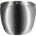 BUBBLE SHIELD 3-SNAP FLIP-UP SILVER IRIDIUM UNIVERSAL