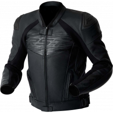 TRACTECH EVO D3O JACKET BLACK LEATHER 2X