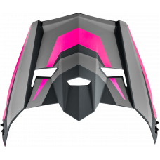 MX-46 CYCLUS VISOR MATTE GREY/PINK MD-XL