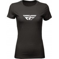 WOMEN'S FLY F-WING TEE BLACK 2X