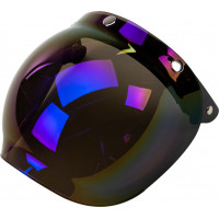 BUBBLE SHIELD 3-SNAP FLIP-UP BLUE IRIDIUM UNIVERSAL