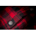 MARKSMAN FLANNEL BLACK/RED MD