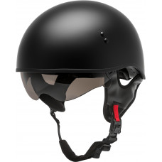 HH-65 HALF HELMET NAKED MATTE BLACK 2X