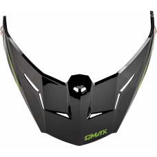 MD-74 VISOR W/SCREWS SPECTRE BLACK/GREEN