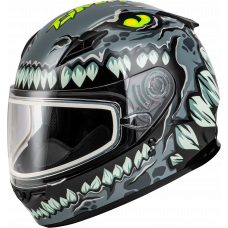 YOUTH GM-49Y DRAX SNOW HELMET GREY YL