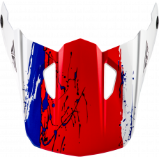YTH KINETIC DRIP HELMET VISOR RED/BLACK/WHITE YS-YL