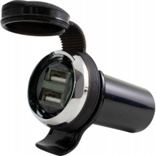 DUAL USB ADAPTOR DIRECT FIT `92-UP MODELS W/ LIGHTER