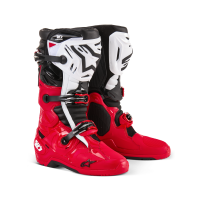 TECH 10 ENDURO BOOTS BRIGHT RED/BLACK/WHITE 7
