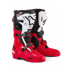 TECH 10 ENDURO BOOTS BRIGHT RED/BLACK/WHITE 10