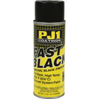 FAST BLACK 1500F HIGH TEMP FLAT FINISH 11OZ